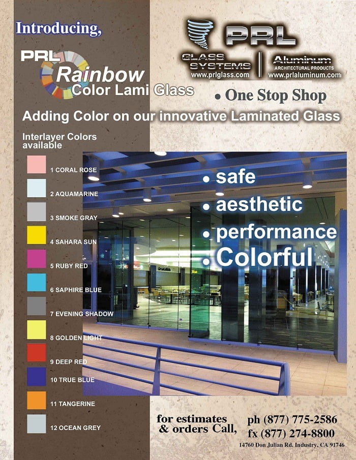 Laminated Glass Colors