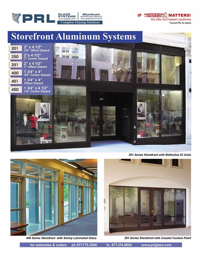 Offset Glazed Storefronts