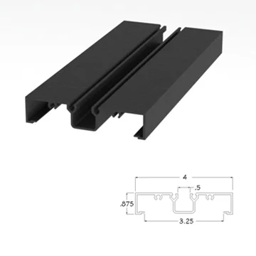 Half Wall Jamb Bronze