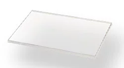 Low Iron Glass Sample