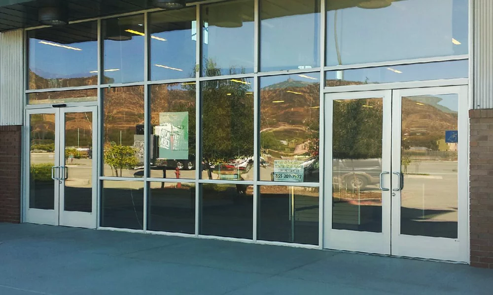 Storefront Framing Clear Anodized