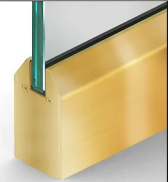 Tapered Dryset Rail Brass